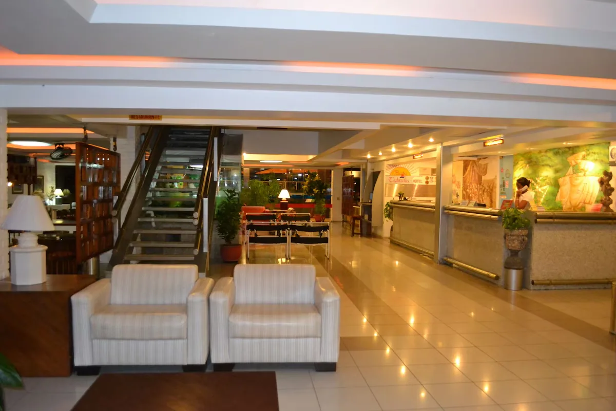 Recepção do hotel